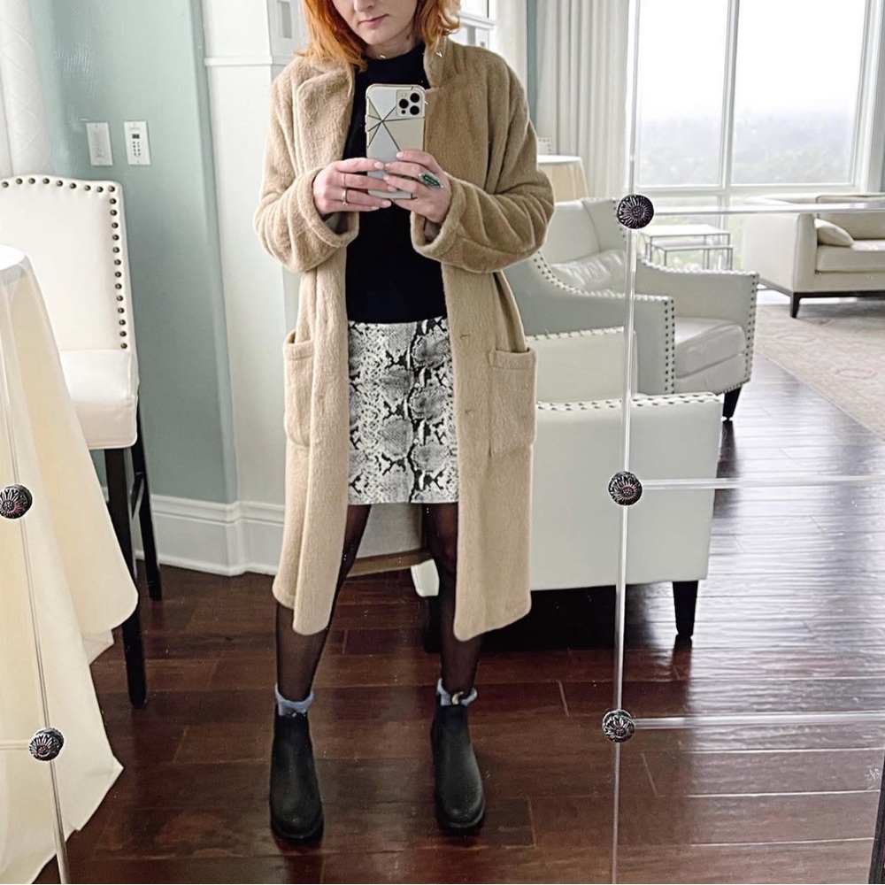 BB Dakota Snake Print Skirt